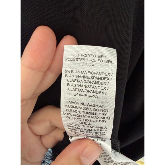 Edikted Mesh Dress in Black Size XS Sheer Lace Adjustable Straps Floral Pattern - Picture 8 of 9